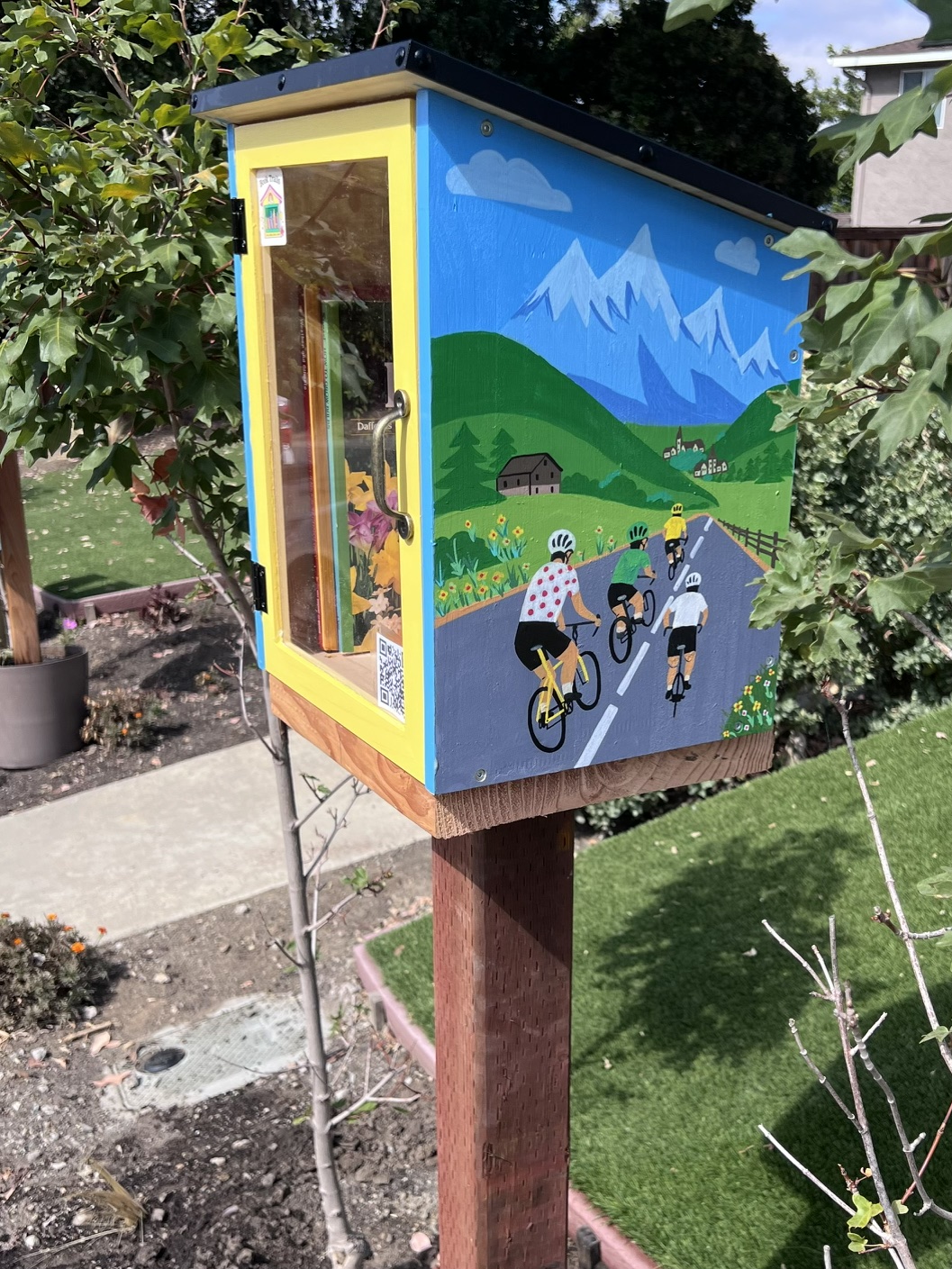 Tour de France book box in Alum Rock