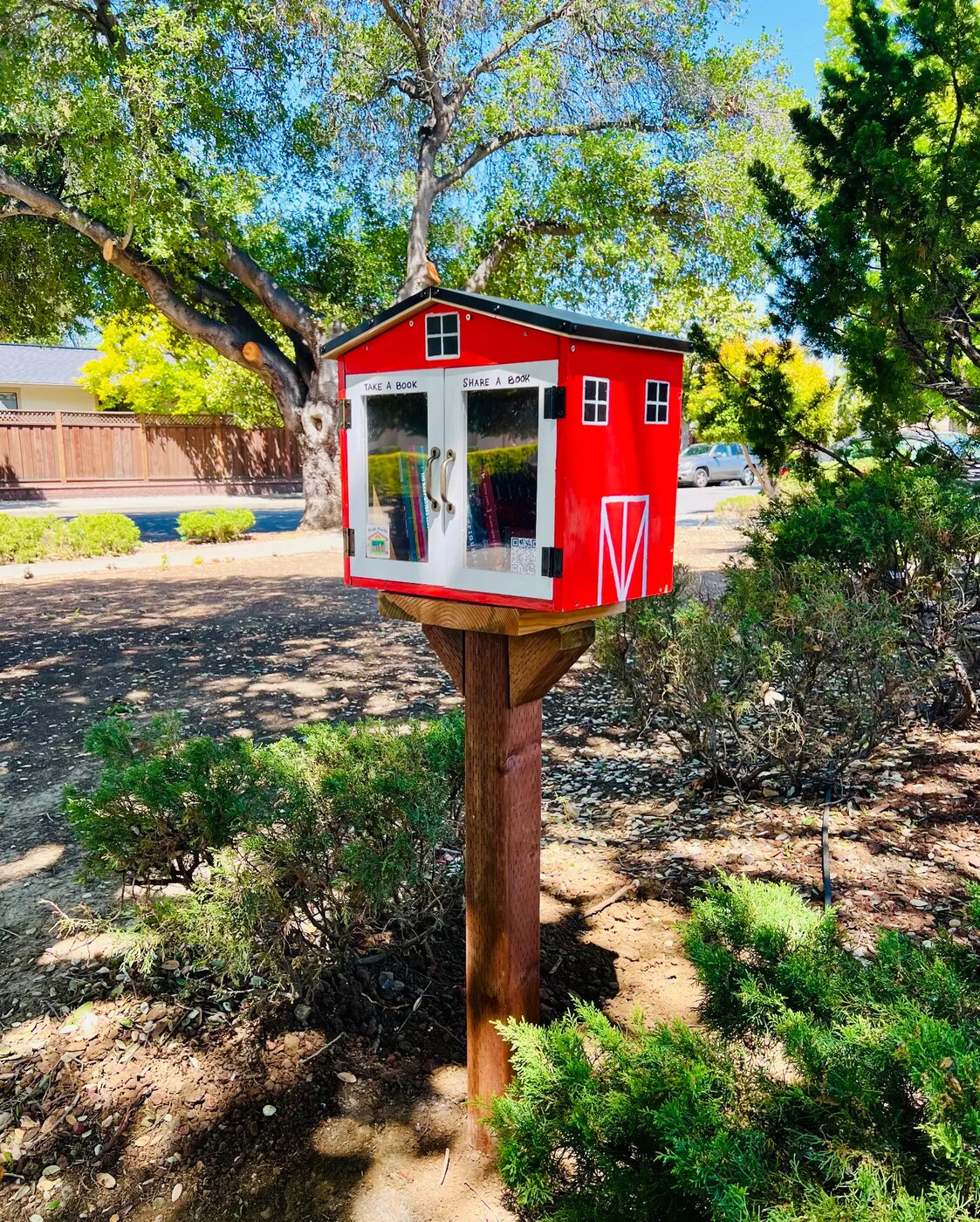 The Red Barnhouse book box in West San Jose
