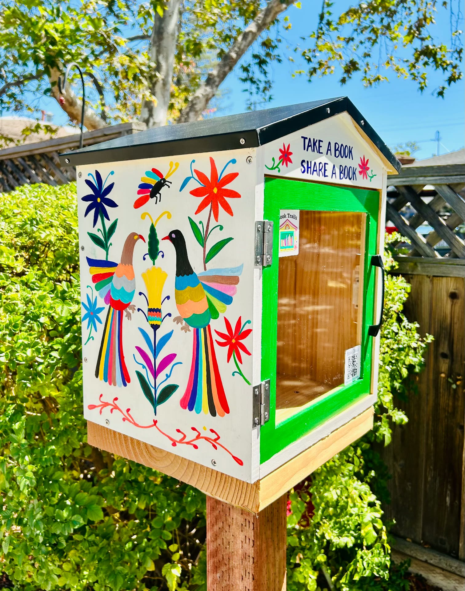 Mexican Otomi Art book box in Cambrian Park